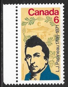 Canada 539ii: 6c Louis-Joseph Papineau (1786-1871), MNH, VF