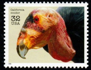 SC# 3105i - (32) - Endangered Species: California Condor - MLH Single