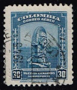 Colombia #C125 Pre-Columbian Monument; Used (0.25)