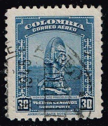 Colombia #C125 Pre-Columbian Monument; Used (0.25)