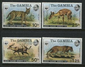 Gambia 1976 WWF set mint o.g. hinged