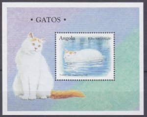 1998 Angola 1217/B44 Cats 6,00 €