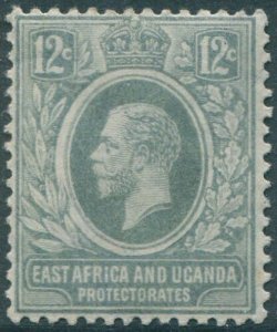 Kenya Uganda and Tanganyika 1912 SG48 12c slate-grey KGV MLH (amd)