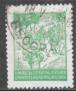 Yugoslavia 174: 1d Partisans on the March, used, F-VF