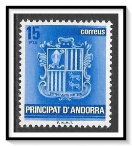 Andorra Spanish #138 Coat Of Arms MNH