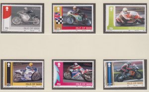 Isle of Man 2009 - Honda Race Motorcycles,  set 6 - U/Mint