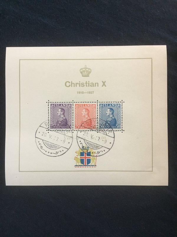 Iceland B5 VF Used. Scott $ 300.00