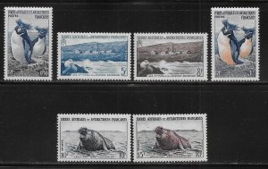 French Southern Antarctic FSAT 2-7 Various set MNH (*sch*)