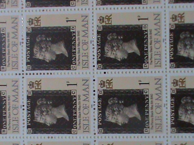 ISLE OF MAN STAMPS: 1990  GREAT BRITAIN MNH. MINT FULL  SHEET .VERY RARE.