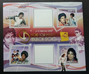 Guinea Bissau 2010 Singer (ms) MNH *Thailand Bangkok Expo *rare