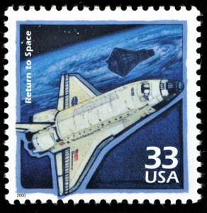 SCOTT 3191-H RETURN TO SPACE- MNH-CELEBRATE THE CENTURY 1990's