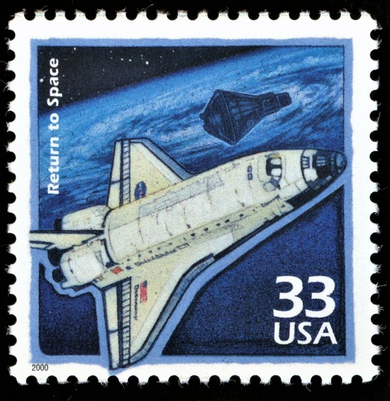 SCOTT 3191-H RETURN TO SPACE- MNH-CELEBRATE THE CENTURY 1990's