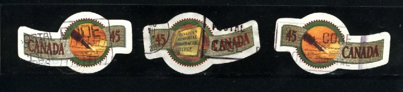 Canada #1568-69  used VF 1995  PD