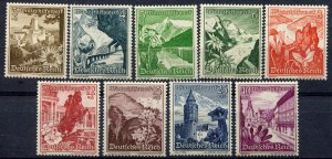 Deutsches Reich  Sc.# B 123-31  MNH