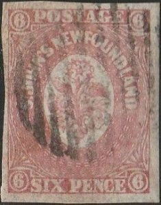 Newfoundland, #20 Used From 1861-62