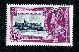 1935 Cayman Sc #84 M* cv.$13 ( 338 JUB )