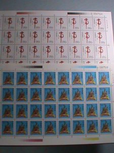 ​CHINA-1998-SC#2827-8 YEAR OF THE LOVELY TIGER :MNH FULL SHEET SET VERY FINE