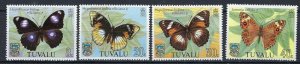 Tuvalu 146-49 MNH 1986 Butterflies