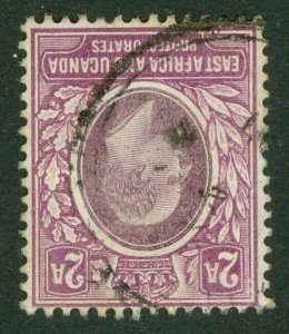 SG 3w East Africa & Uganda 1903-04. 2a dull & bright purple, variety inverted...