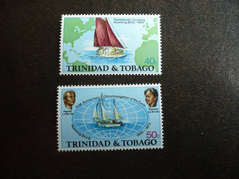 Stamps - Trinadad & Tobago - Scott#245-246 - Mint Hinged Set of 2 Stamps