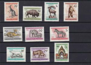 HUNGARY 1961 BUDAPEST ZOO SET MINT NEVER HINGED  STAMPS     REF 6070