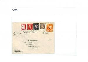 EGYPT GB SOUTH AFRICA NEW ZEALAND Franking {samwells-covers} 1941 WW2 CW15