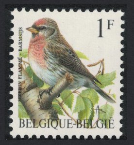 Belgium Redpoll Bird 'Sizerin Flamme' 1Fr Fluor paper 1995 MNH SC#1432