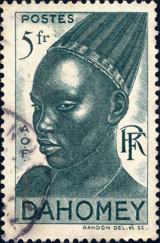 DAHOMEY - 1941 - Yv.139 / Mi.144 5fr vert - Oblitéré TB