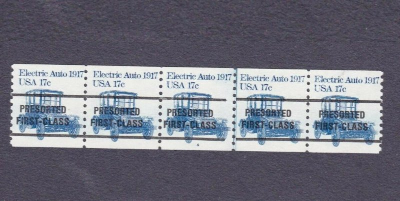 PNC5 17c Auto P/C 4C Lins Gap ( LG) US #1906a MNH