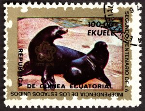 1976, Equatorial Guinea, 100e, Used CTO, Mi 857
