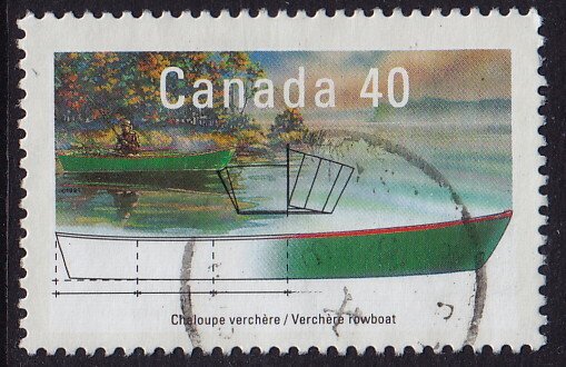 Canada - 1991 - Scott #1317 - used - Rowboat