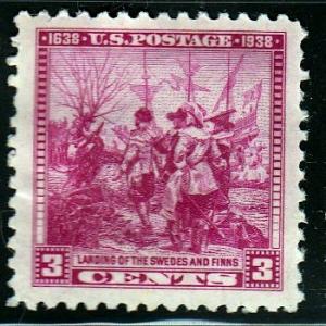U.S. #836 Southwest Territory Sesquicentennial, used. SF