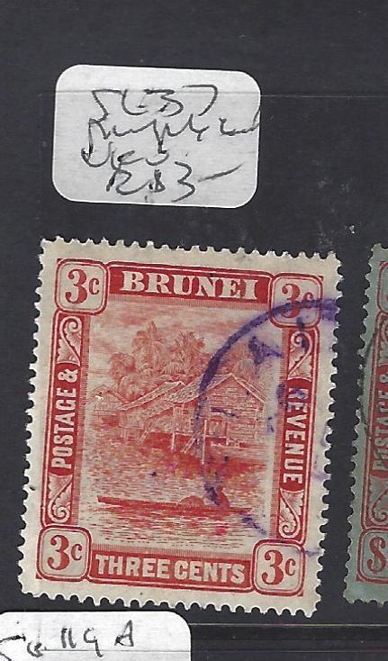 BRUNEI  (P2608B)  RIVER 3 C  KUALA BELAIT    SG  37   VFU