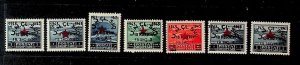 ALBANIA Sc 354-60 NH ISSUE OF 1945 - LIBERATION OVERPRINTS