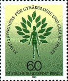 Berlin 9N504 60pf, perf 13½, photo, pale yellow, apple green & dark green