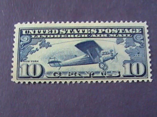 U.S. # C10--MINT NEVER/HINGED---- AIR-MAIL----DARK BLUE-----1927