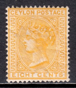 Ceylon - Scott #92a - MH - Creasing, pencil/rev. - SCV $4.75