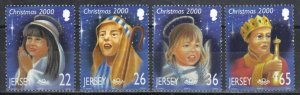 Great Britain-Jersey Stamp 970-973  - 2000 Christmas