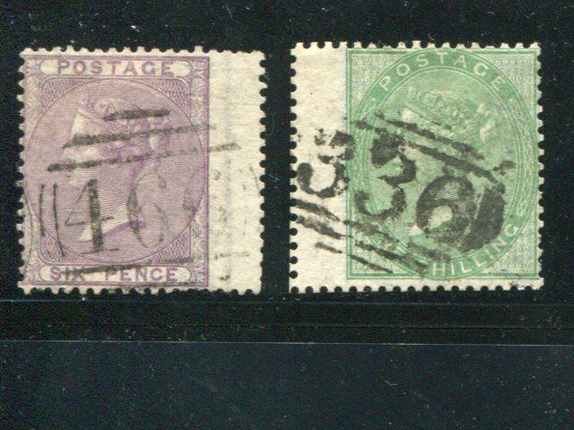 Great Britain #27, 28  Used HICV    -  Lakeshore Philatelics