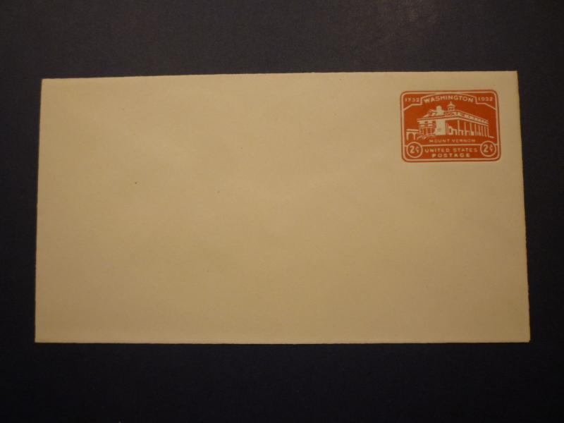 #U523-U528 (6) 1ȼ TO 5ȼ MINT UNUSED STAMPED ENVELOPES - WASHINGTON BICENTENNIAL