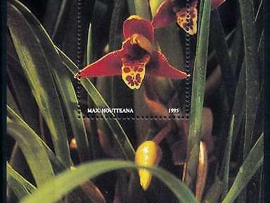 [79837] Sao Tome & Principe 1995 Flora Flowers Orchids Souvenir Sheet MNH