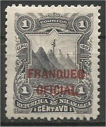 NICARAGUA, 1893, MH 1c, OFFICIAL, Scott O31