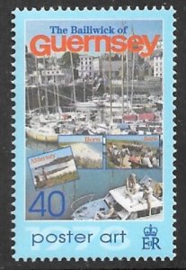 GUERNSEY 2003 40p Harbor View POSTER ART Issue Sc 804 MNH