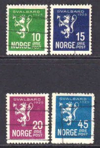 NORWAY 111-114 CDS F/VF TO VF SOUND SET $36 SCV