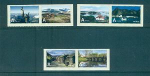 Norway - Sc# 1504-9. 2007 Tourism. MNH $16.00.