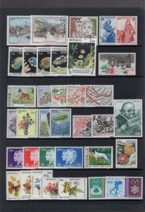 Monaco 1980's Collection of Mint Sets & Single Issues