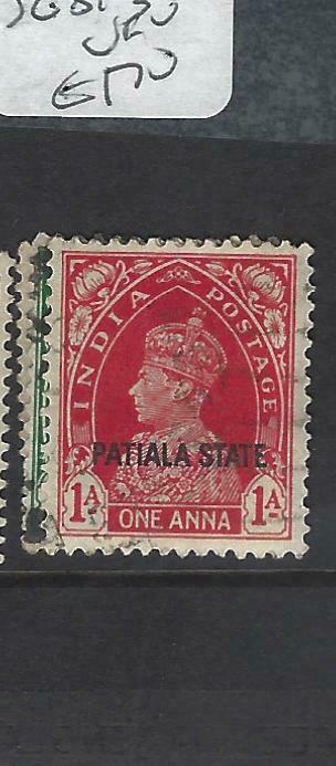 INDIA  PATIALA  (PP0704B)  KGVI  SG 81-3   VFU