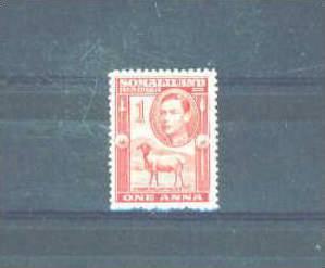 SOMALILAND - 1938  George VI  1a  MM