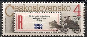 Czechoslovakia 2617 MNH 1986 Registration Cent.