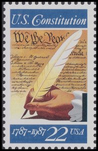 US 2360 Constitution 22c single MNH 1987